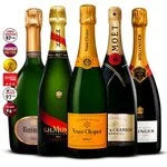 5 Bottle Set: Veuve Brut, M&C Impérial, Bolling Special Cuvée, G.H Cordon Rouge & Ruin Brut